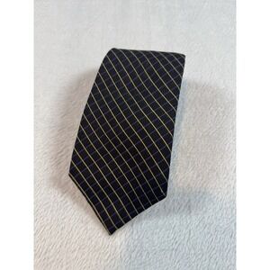 Lauren Ralph Lauren 100% Silk Hand Made Designer‎ Tie Black Purple Gold